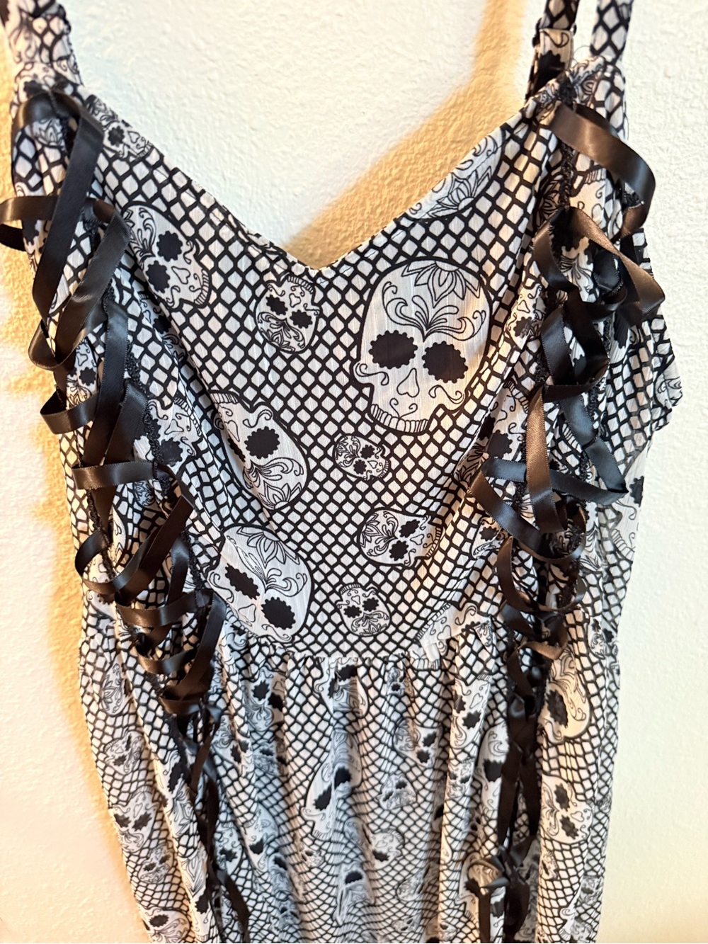 Torrid lace up sugar skull dress - Picture 2 of 4